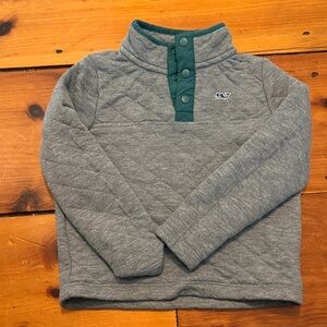 Vineyard Vine Boys Quilted Pullover
